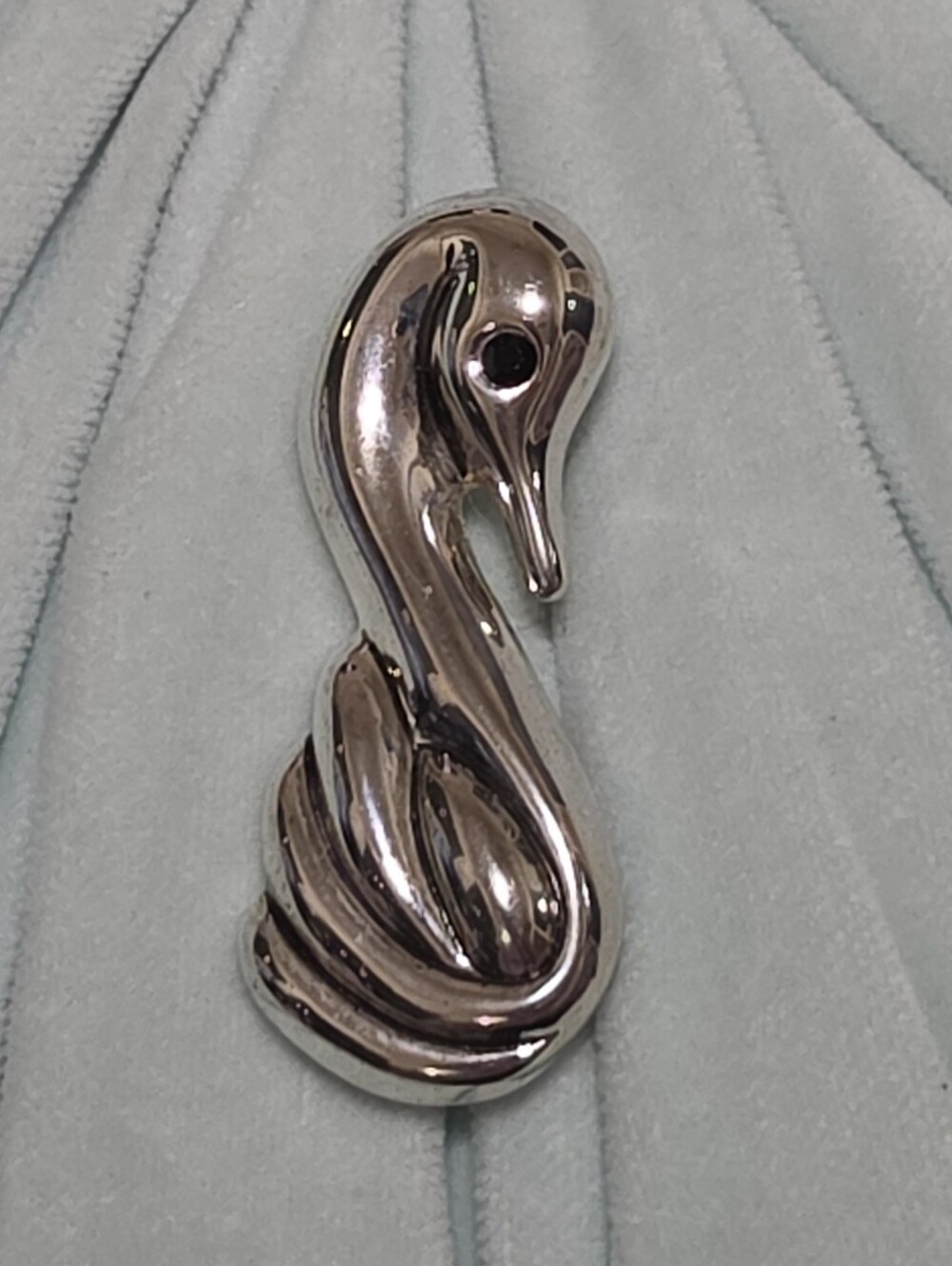 Vintage Puff Swan Broch/Pendant